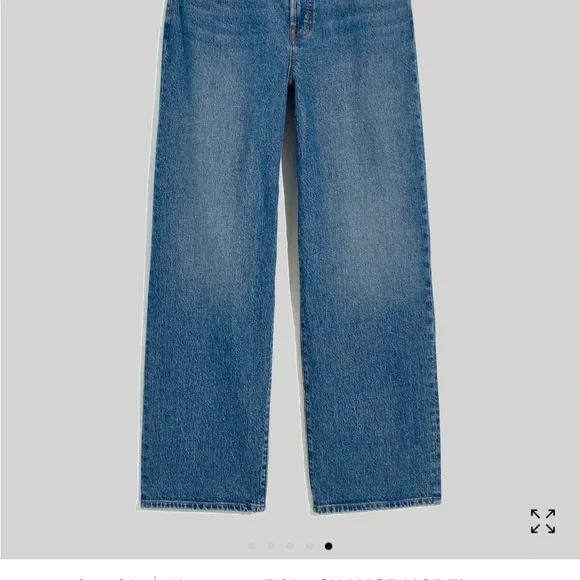 Madewell Perfect Vintage Wide Leg Crop Jeans - Picture 1 of 6